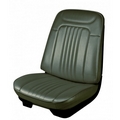 1971-72 Coupe or Convertible Standard Front Bucket Seat Upholstery, 1 Pair
